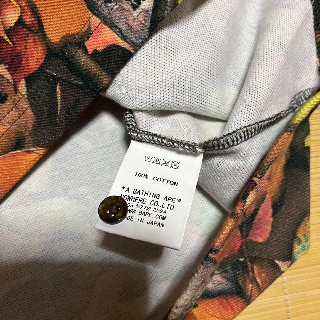 青山限定　A BATHING APE ツリーカモ　CAMO tシャツ ポロシャツ
