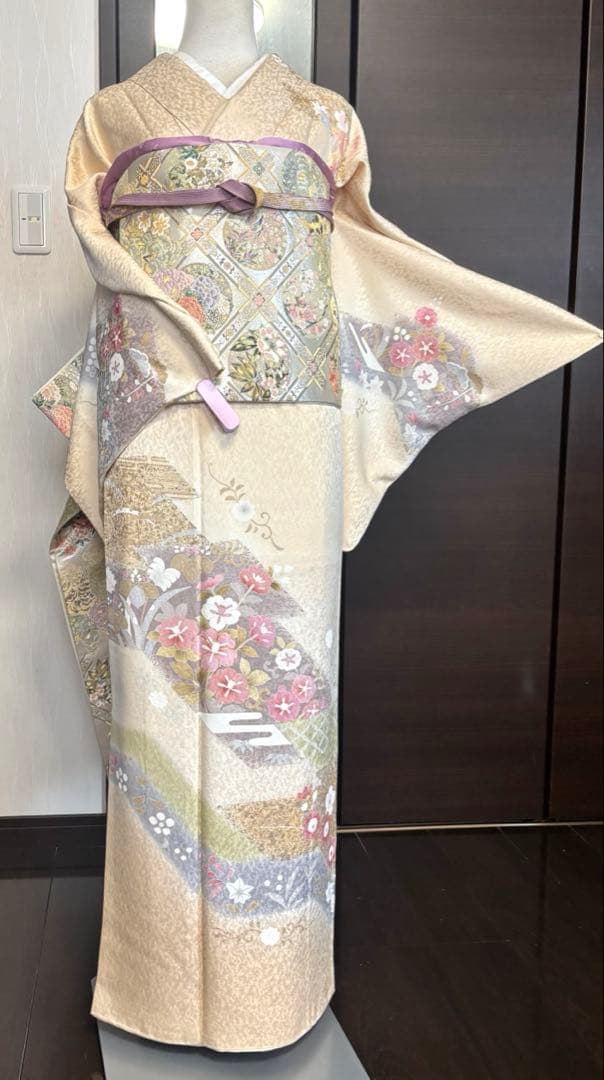 金駒刺繍　訪問着　フルセット　トールサイズ　入学式　卒業式　お宮参り
