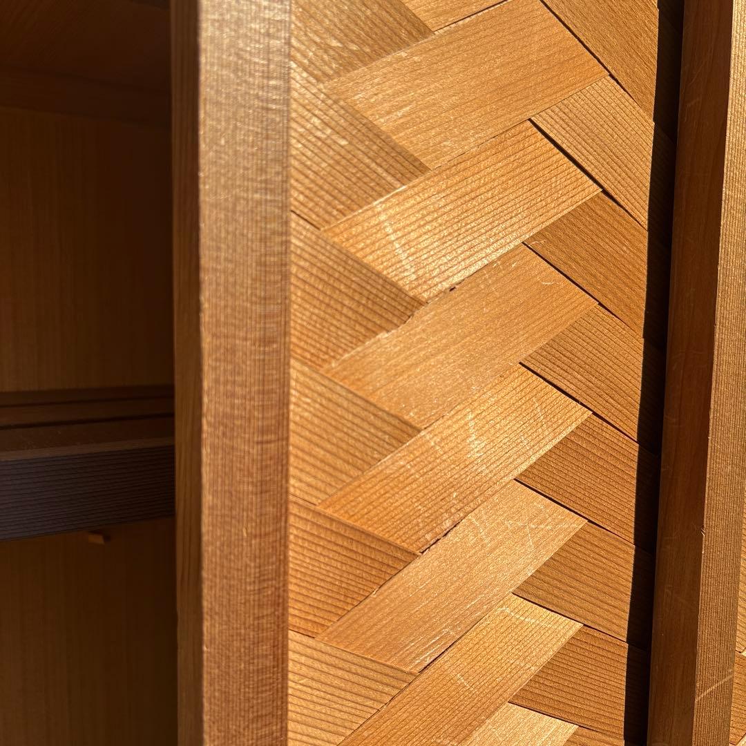 Dora　水屋箪笥　茶道具　網代扉