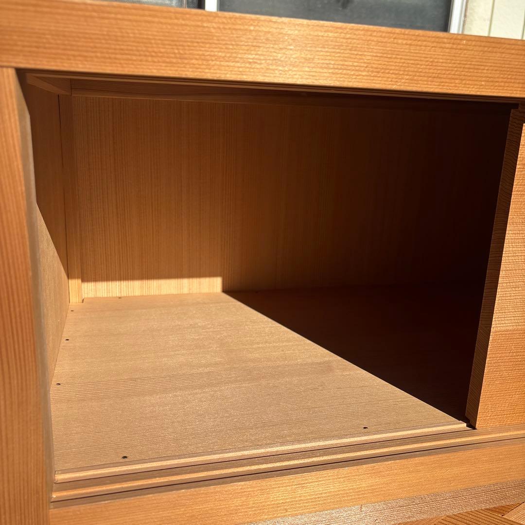 Dora　水屋箪笥　茶道具　網代扉