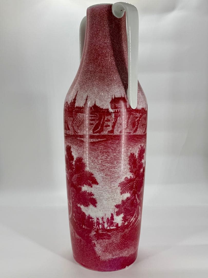 【レア】チュミェルフ製　ワルシャワ旧市街風景図花瓶　外交贈答品