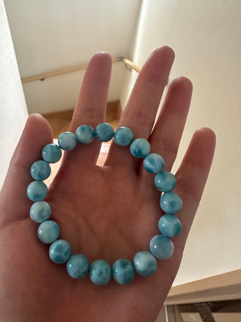 ラリマー　ブレスレット9mm