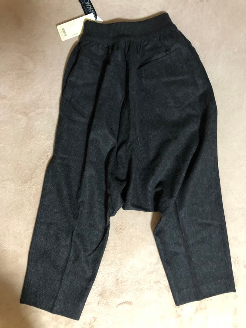 新品☆サルエルパンツ☆M.&Kyoko☆佐藤繊維☆ウール☆ウエスト64〜73㎝