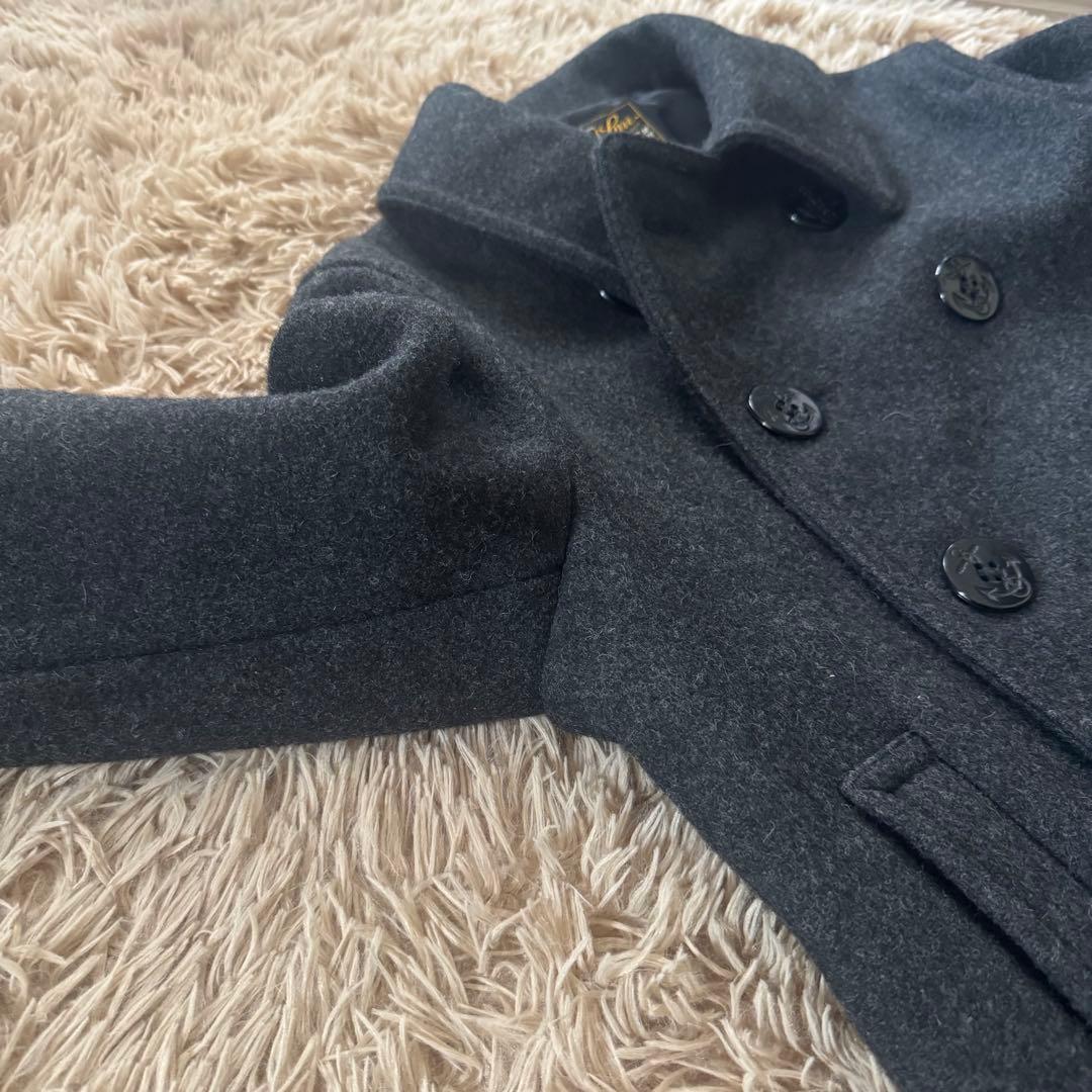 BUZZ RICKSON'S バズリクソンズ　Pコート　チャコールグレー　ウール