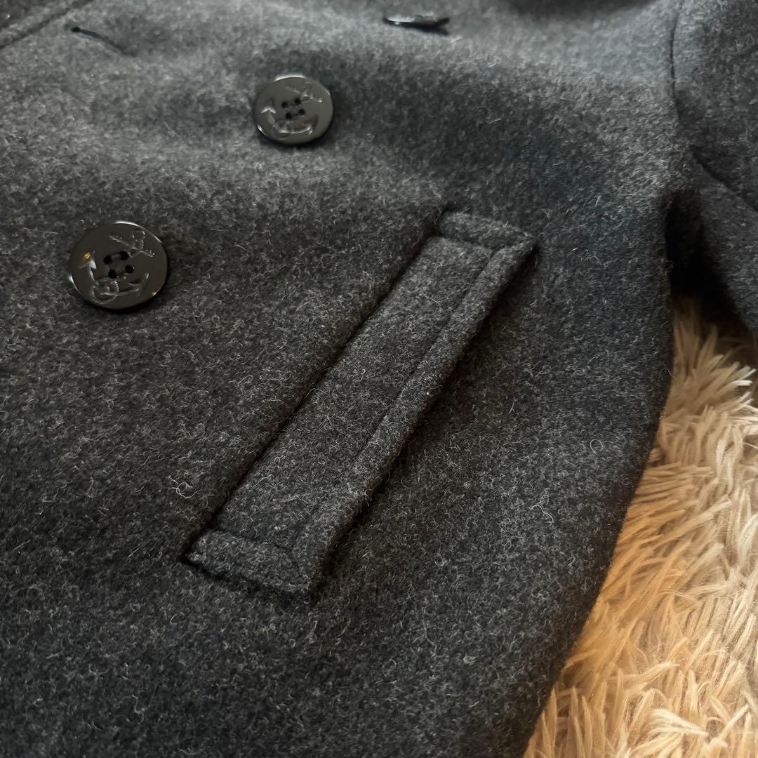 BUZZ RICKSON'S バズリクソンズ　Pコート　チャコールグレー　ウール