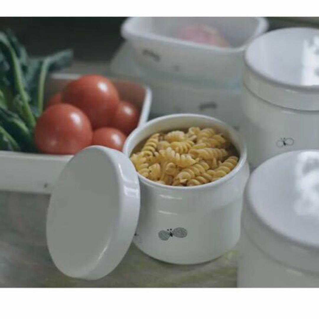 ミナペルホネン　野田琺瑯　3個セット　缶　ちょうちょ　SML 新品　ツツ