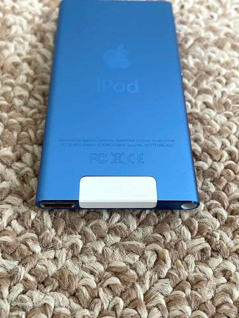 ☆美品 動作確認済 iPod nano 第7世代 ブルー 2015年モデル