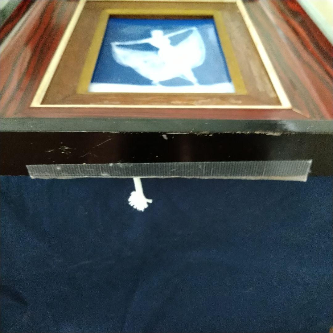 リモージュ（Limoges）額装陶板画・パテシュールパテ『壇上の踊り子』