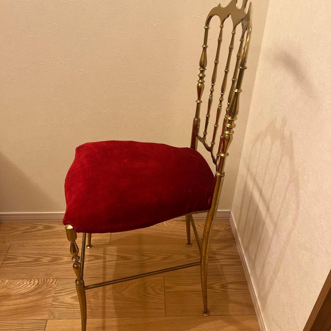 Chiavari キアヴァリチェア　真鍮　イタリア　ヴィンテージ　ゴールド