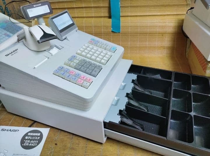 シャープ最上位レジスターER-A411　純正品　660066