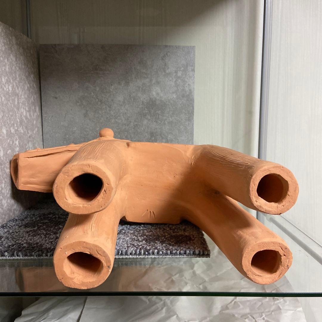 備前焼　馬　午　埴輪　干支　大　30センチ　縁起物　インテリア