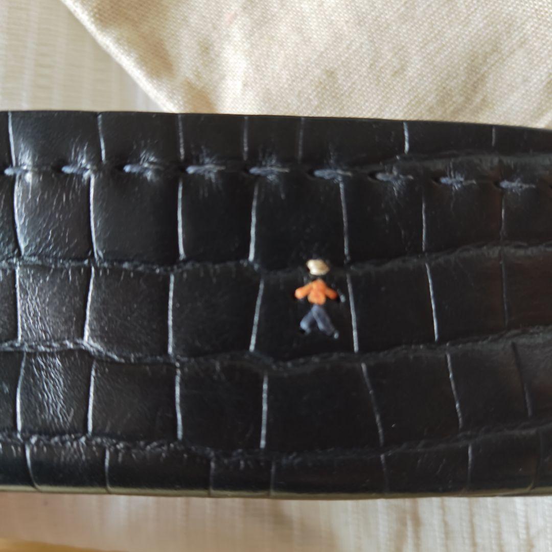 【希少・未使用】エンリーベグリン クロコ型押し　ペンケース　トンボ玉　筆箱