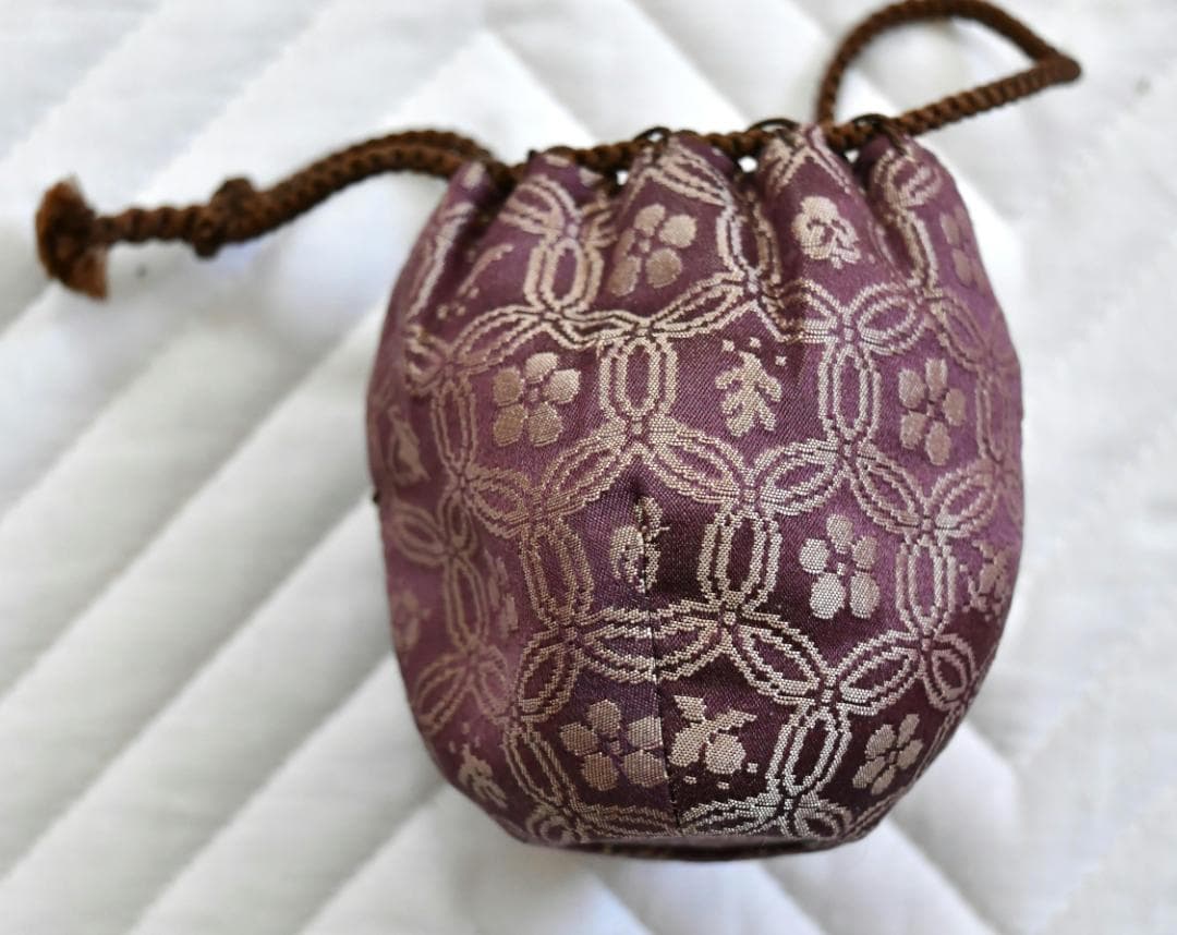 桶谷定一作　京焼　茄子茶入　宗薫純子　共箱付　渋く深く満ち足りた風合い　美品