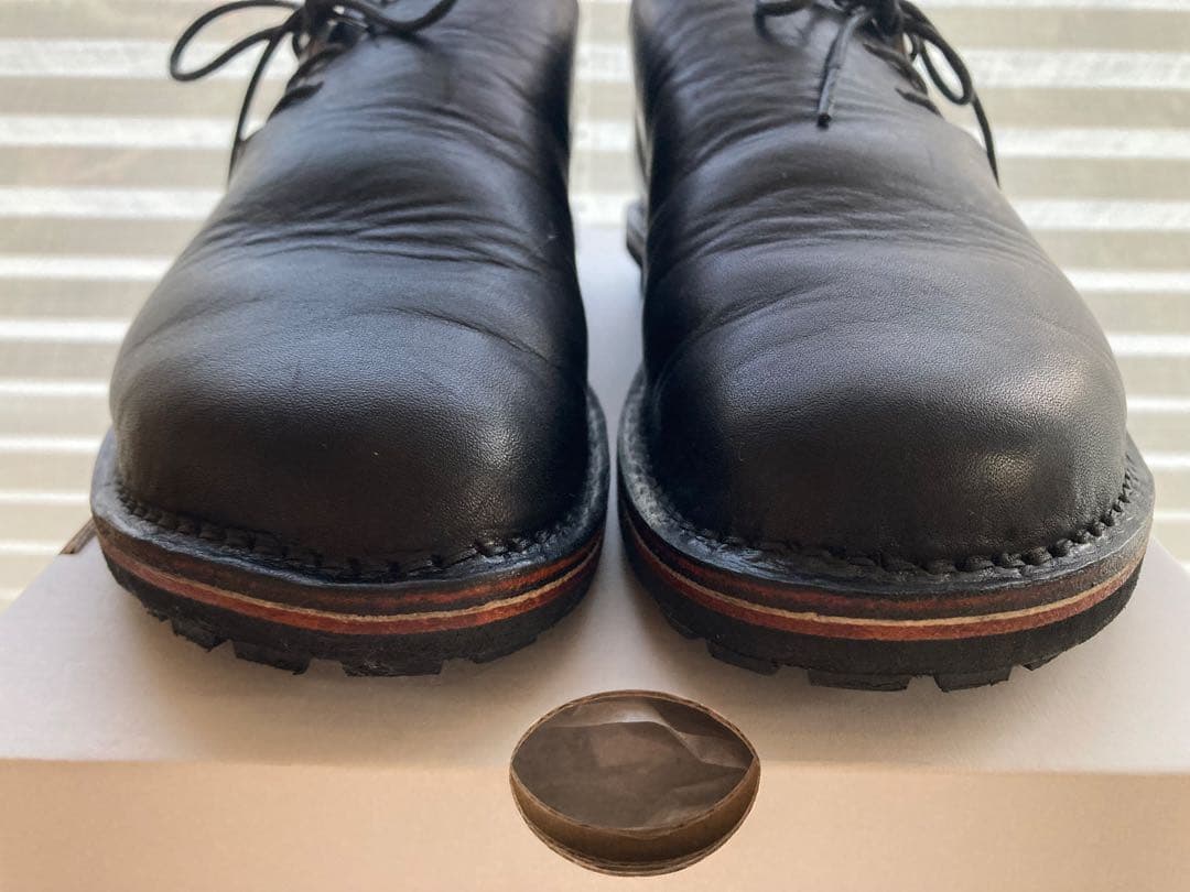 極美品　Forest shoemaker ローカット23.5cm ブラック