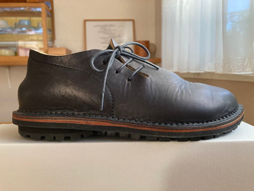 極美品　Forest shoemaker ローカット23.5cm ブラック