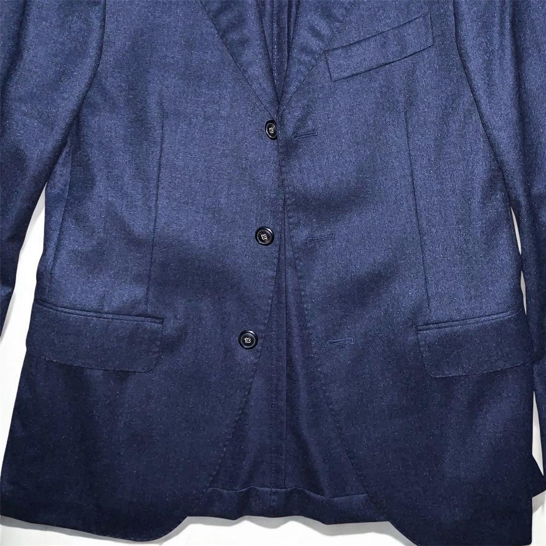 新品未使用 THE GIGI ネイビー フランネル スーツ/44/セットアップ
