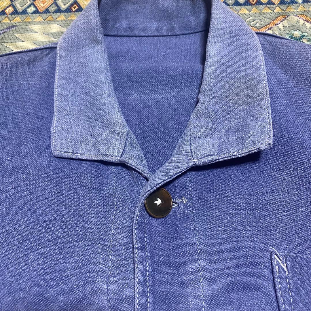 右*肘様 40s-50s ユーロEURO WARK JACKET コットンツイル