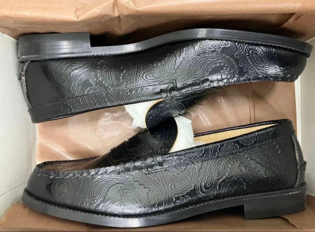 新品未使用 Kenford Fineshoes ペイズリーローファー 26.5