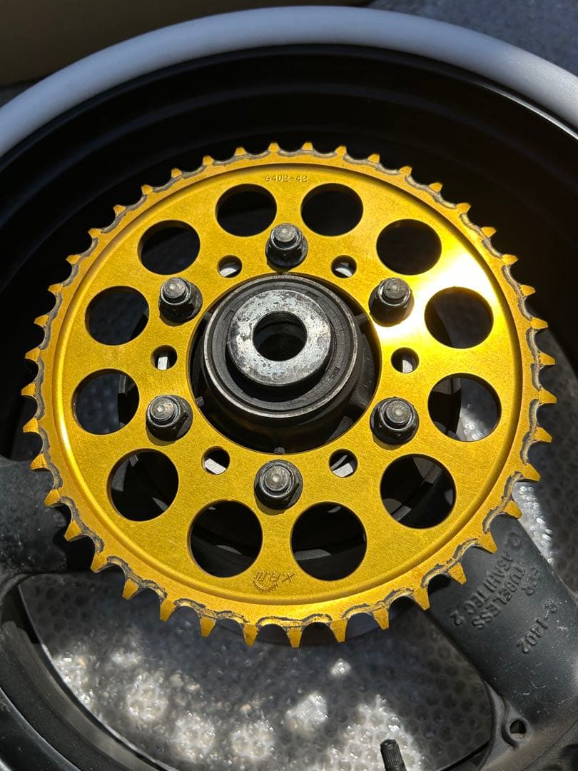 レンレンさん用　ZRX1200R 純正ホイール前後　ディスク　スプロケ付き