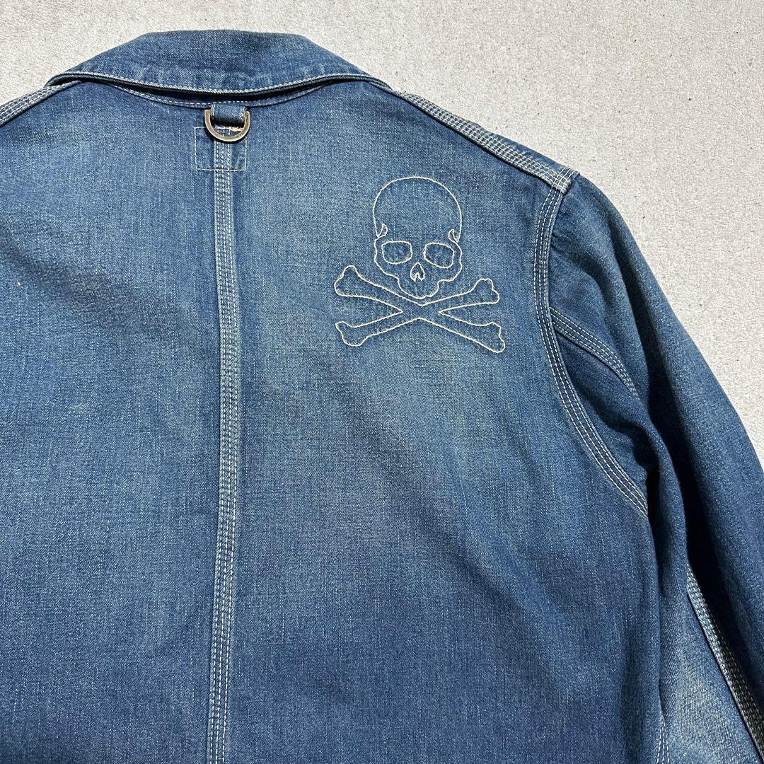 希少✨ハウスタグ　メンズM(38) Lee カバーオール　デニムジャケット　濃紺