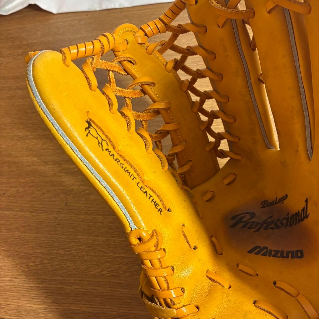 ミズノ プロフェッショナル 一般軟式 グローブ グラブ イチロー 外野用 美品