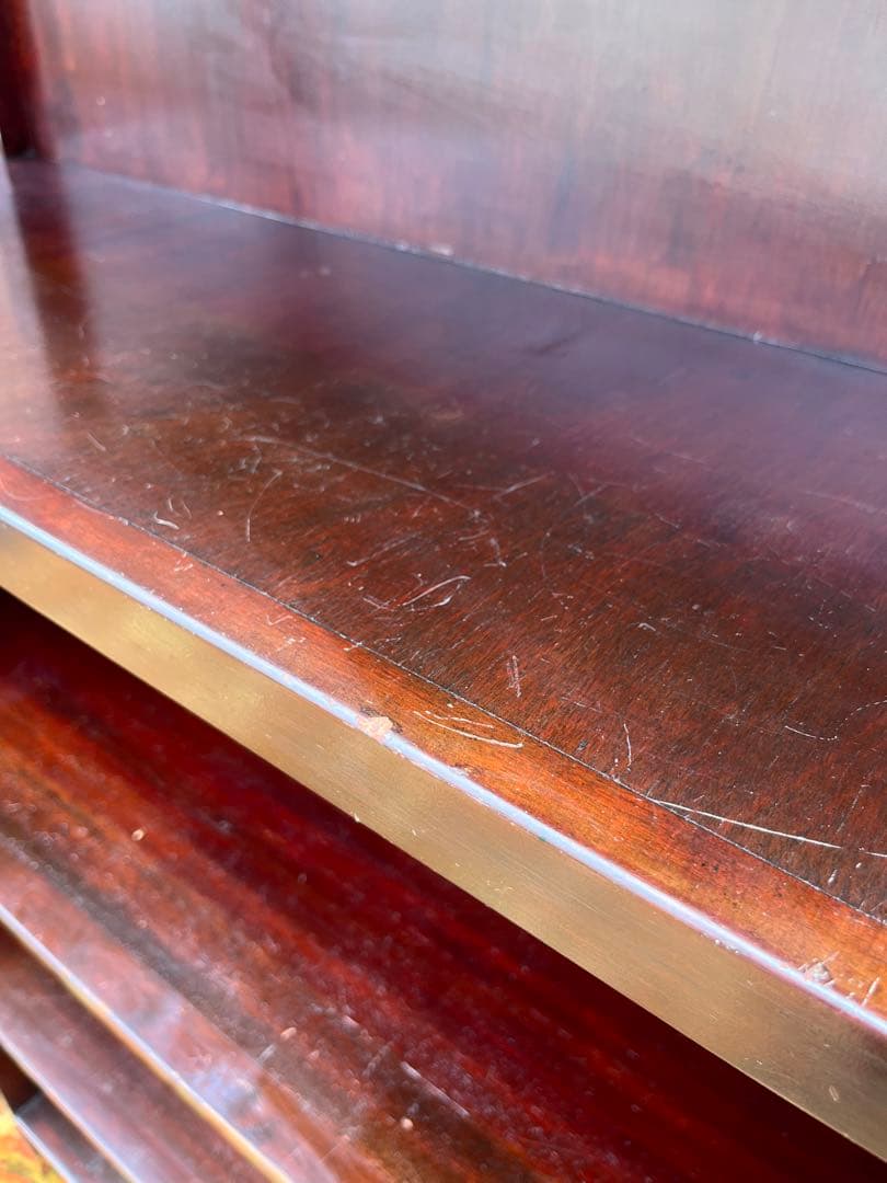 飾り棚 インテリア 木製ラック 本棚 昭和レトロ 当時物 アンティーク 古民家