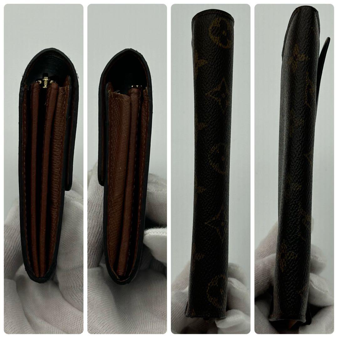 ルイ ヴィトン モノグラム ポシェット ポルトモネ クレディ 長財布 2枚