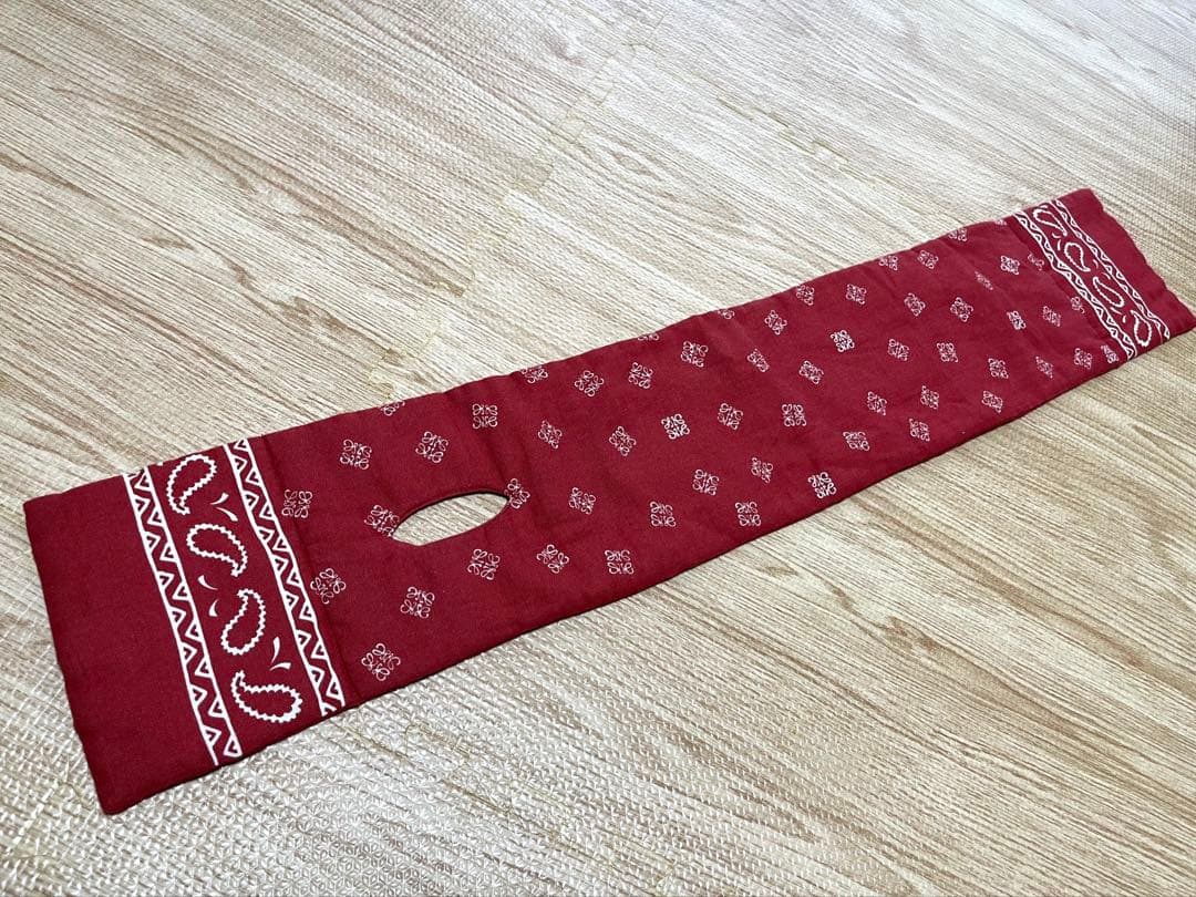 美品 メンズ LOEWE (ロエベ ) ペイズリー風バンダナ柄ストール