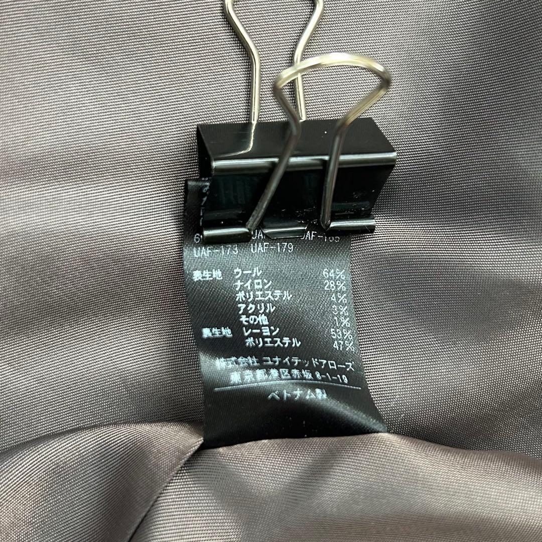 【極美品】BEAUTY&YOUTH ブラウンウールコートマンテコ