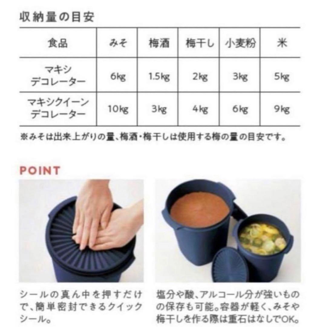 Tupperware マキシクイーンデコレーター、　マキシ、ミニデコレーター