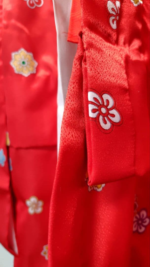 RK538洗える子供着物着丈73センチ裄丈42センチ綺麗美品