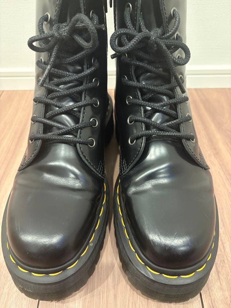 【美品】Dr.Martens JADON UK7 黒 厚底 8ホール 26cm