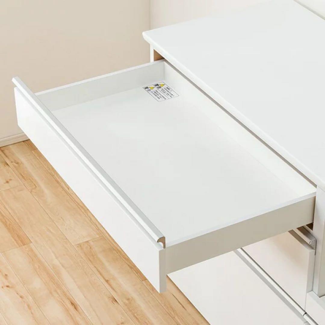 【送料込み】ニトリ キッチンボード レジューム W120 ホワイト