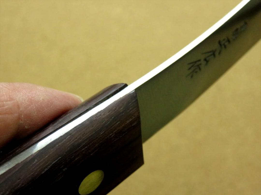関の刃物 皮はぎ 165mm 正広 ハガネ 肉解体用 狩猟包丁 右利 片刃 プロ