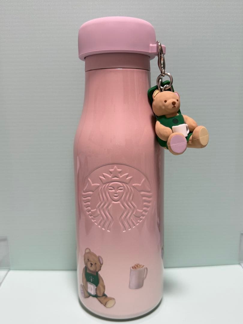スタバ◆ジェラピケ◆ステンレスボトルソフトピンク