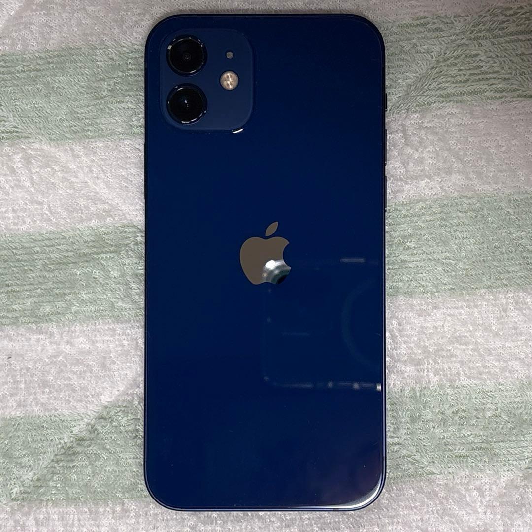 【中古　本体・充電器のみ】iPhone12　ブルー　128GB