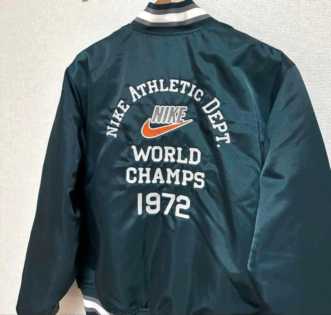 専用です。極美品 NIKE ナイキ スタジャン グリーン XL 1972 刺繍
