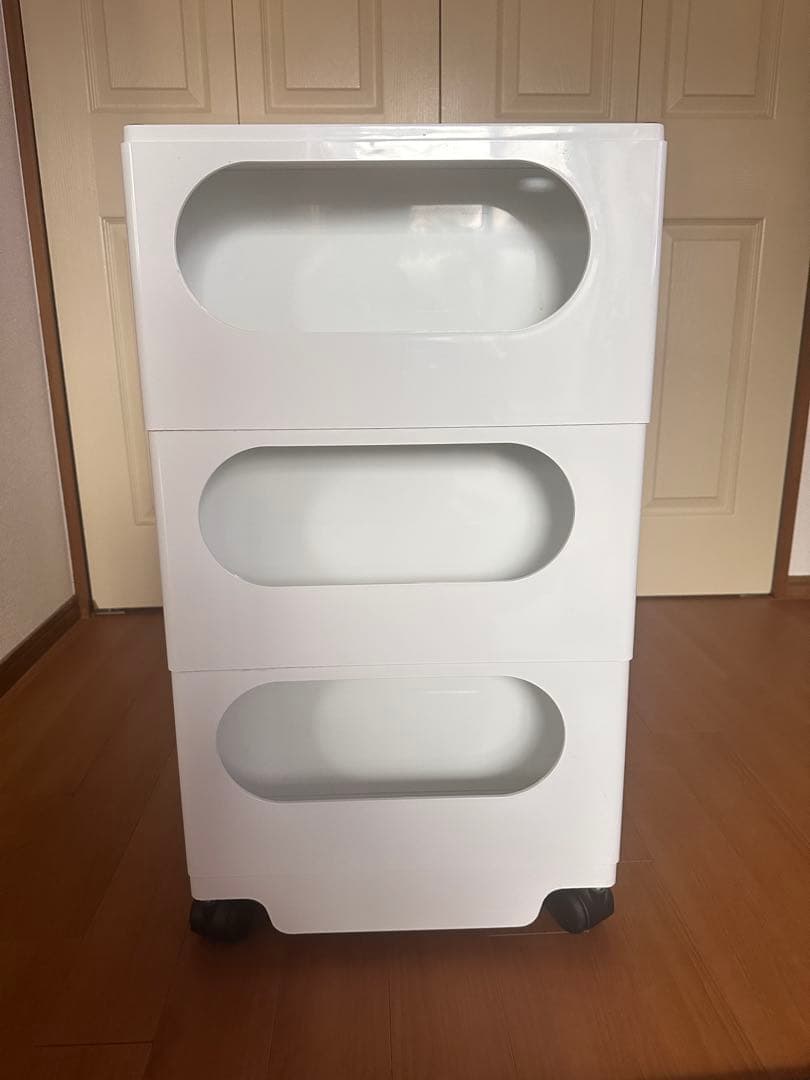 B-LINE ボビーワゴン ホワイト 3段5トレー ジョエコロンボ