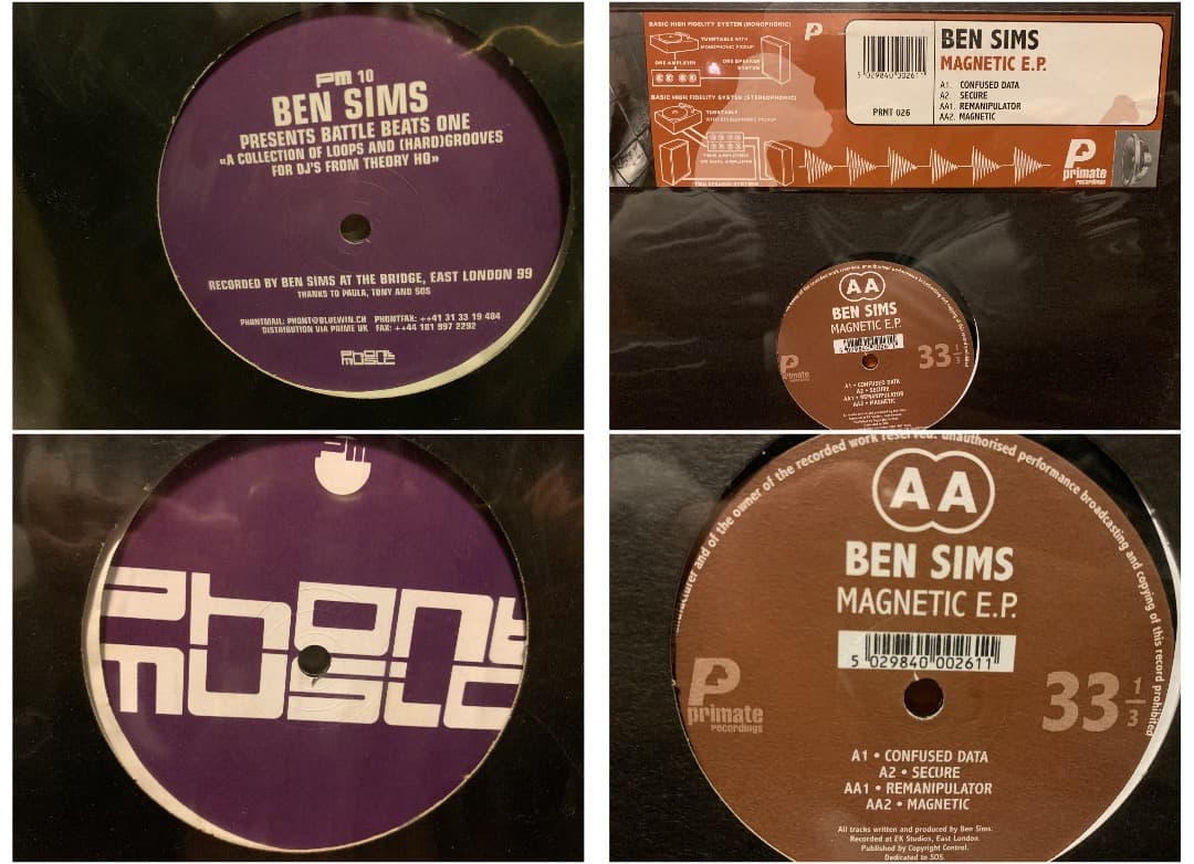 Ben Sims（UK）レコード 37点