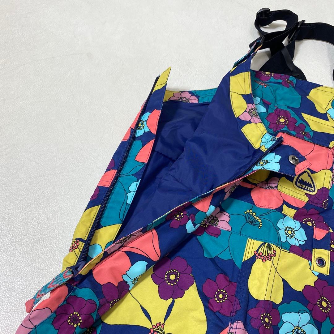 BURTON 花柄 スノーボード ウェア 上下 セット アップ M 140cm