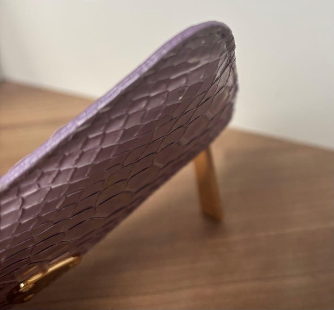 ATAO 長財布 ラベンダー　slimo(スリモ)パイソンリュクス　限定品