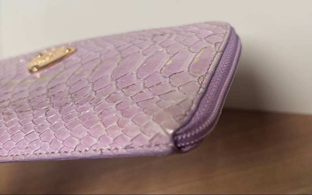 ATAO 長財布 ラベンダー　slimo(スリモ)パイソンリュクス　限定品