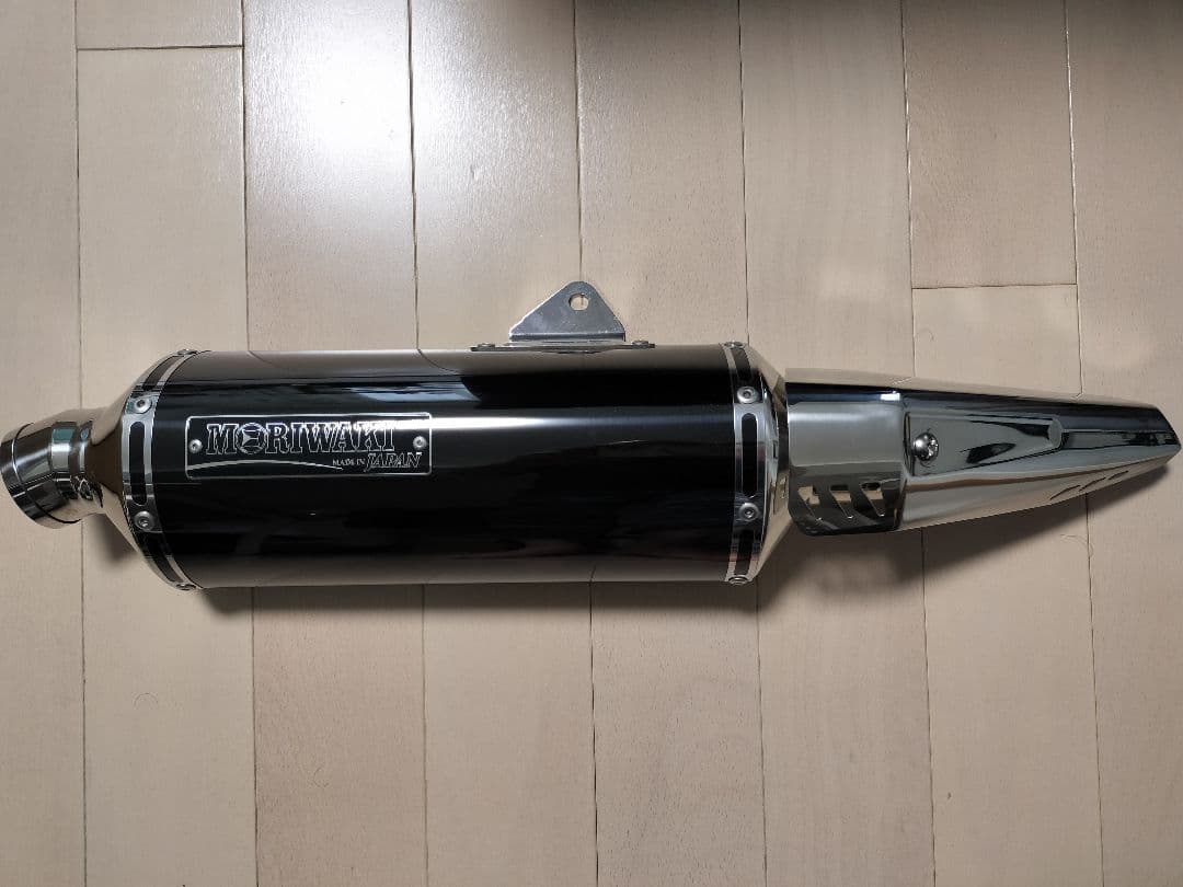 モリワキ MXR スリップオンマフラー ブラック　NINJA250/400