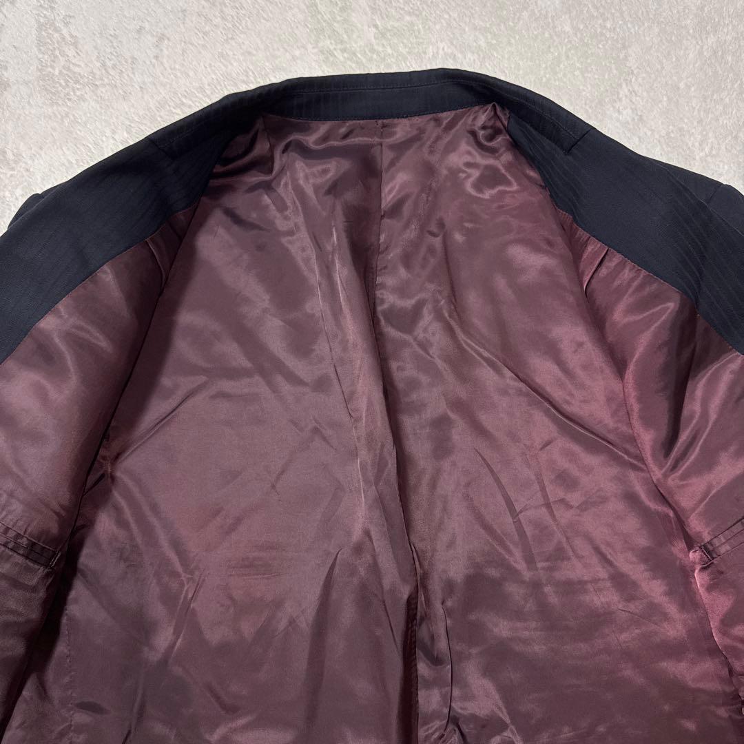 極美品 タケオキクチ セットアップ スーツ ストライプ 赤タグ 高級 2XL