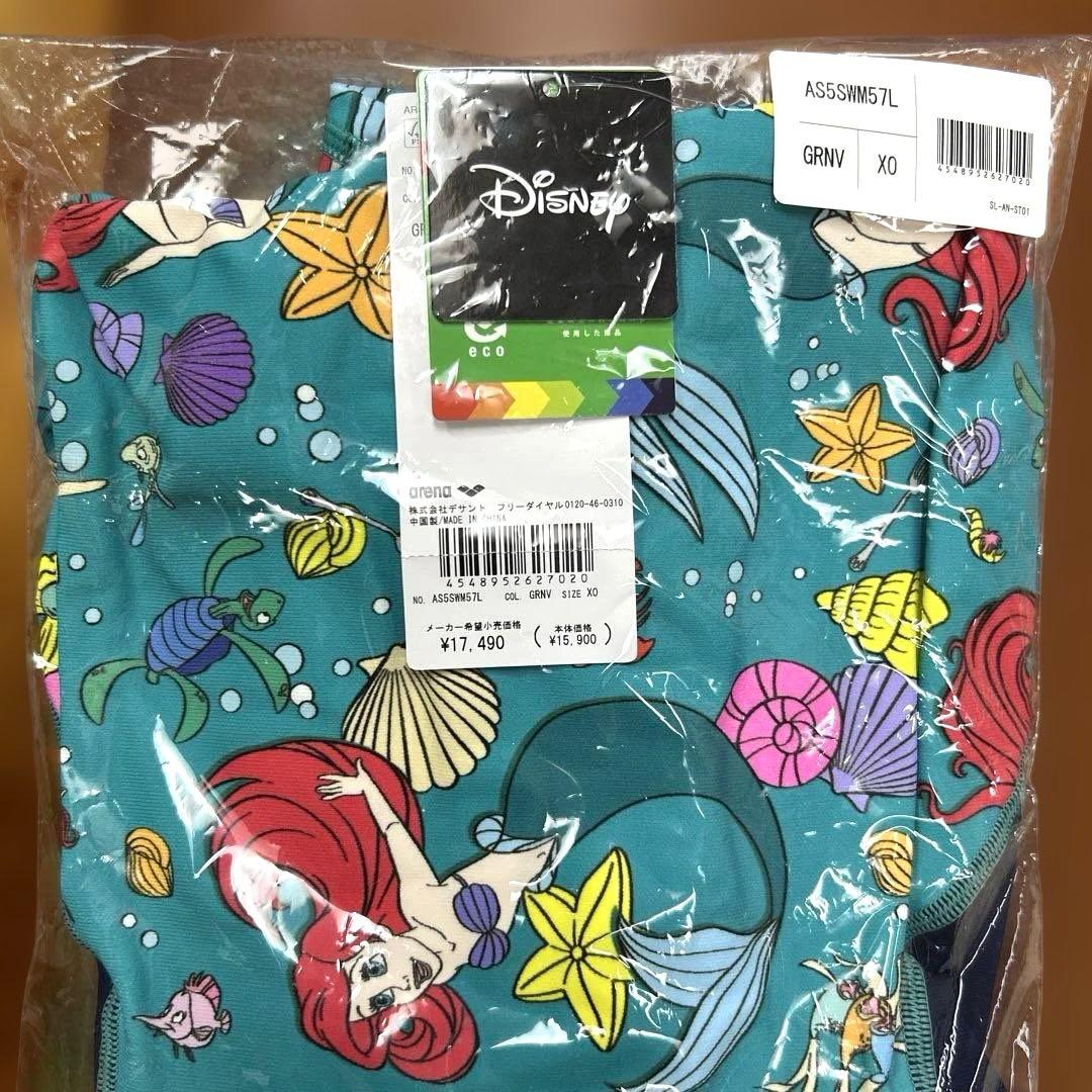 新品【2025最新モデル】arena Disneyアリエル 練習水着♪XOサイズ