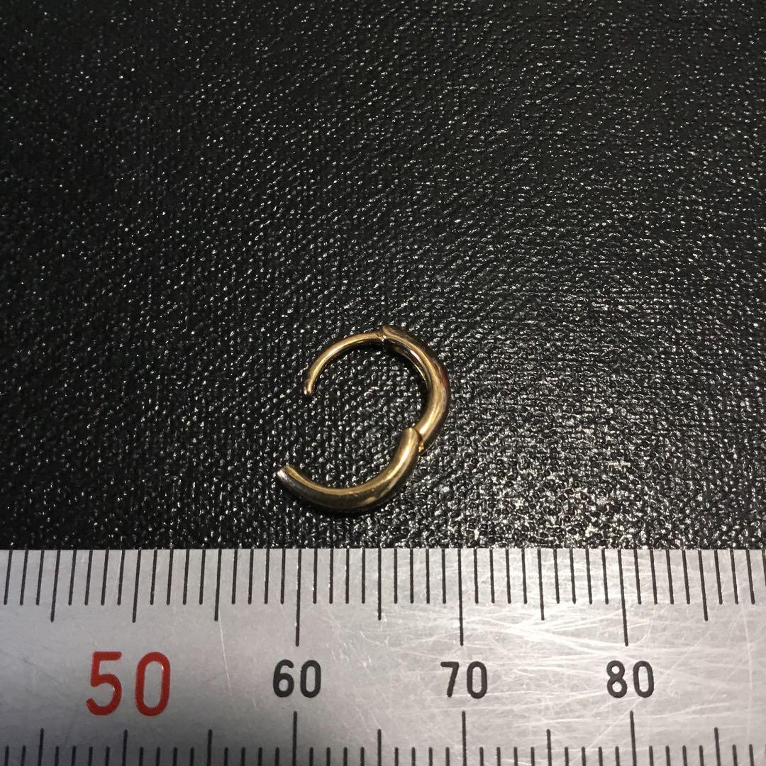 スタージュエリー　K18 フープ　ピアス　0,8g 片方
