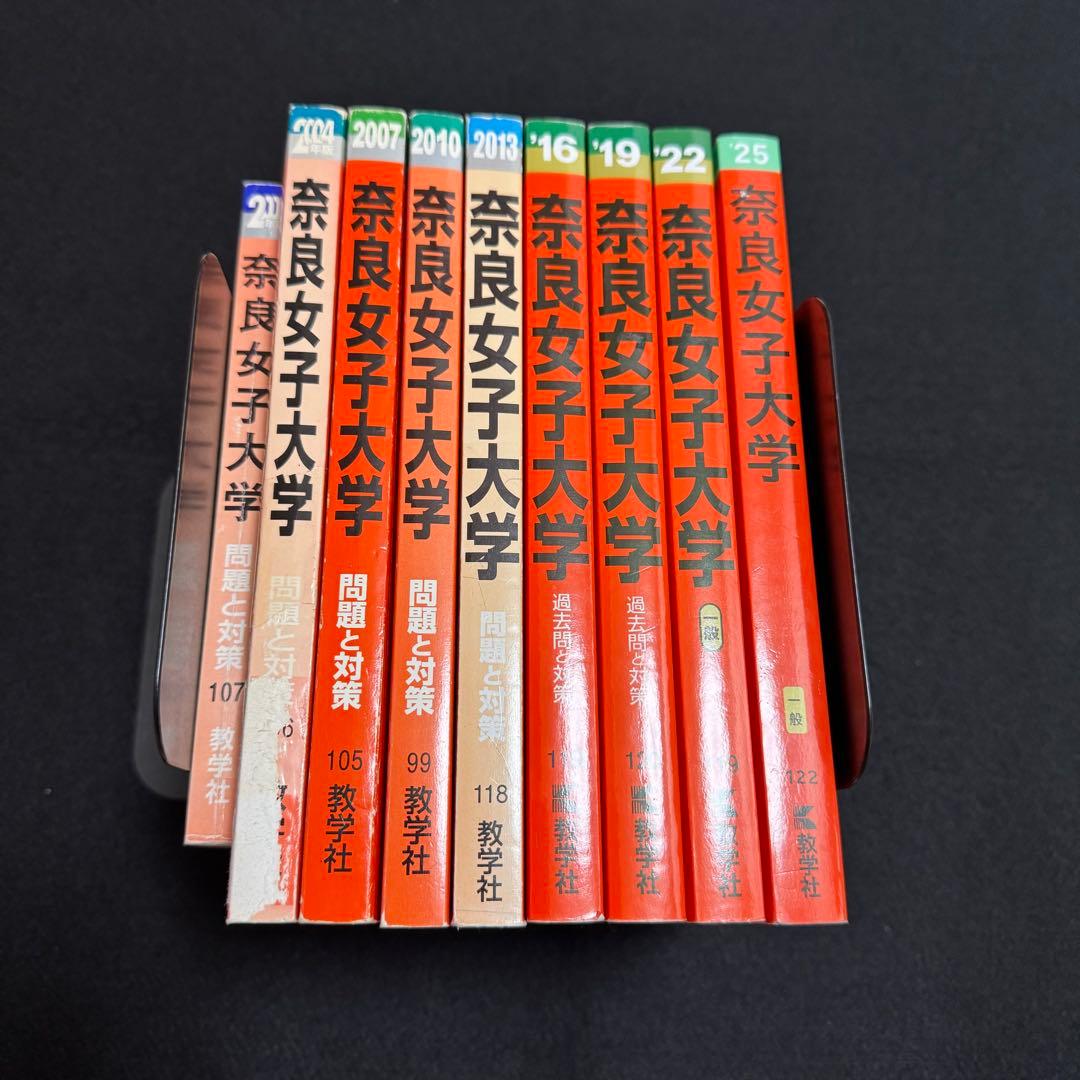 赤本　奈良女子大学　1999年～2024年 26年分
