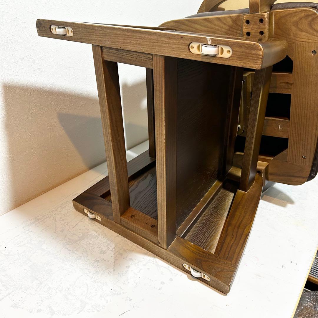 朝日木工 肘掛け付き回転椅子 【亜彩】