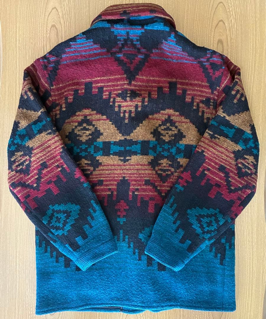 ビンテージWOOL RICH 80s ネイティブ柄 ウールジャケットUSA M