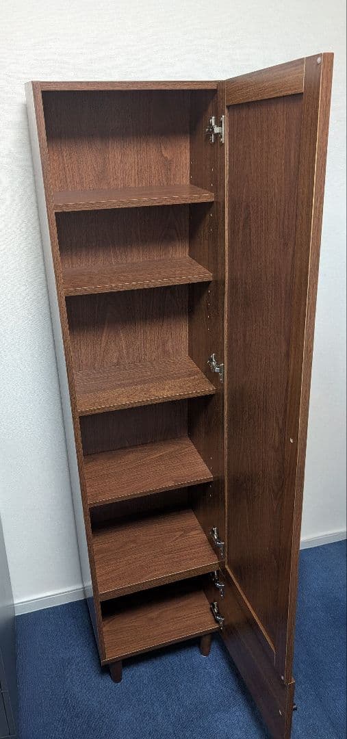 エア・リゾーム ドレッサー 姿見 ラック ブラウン